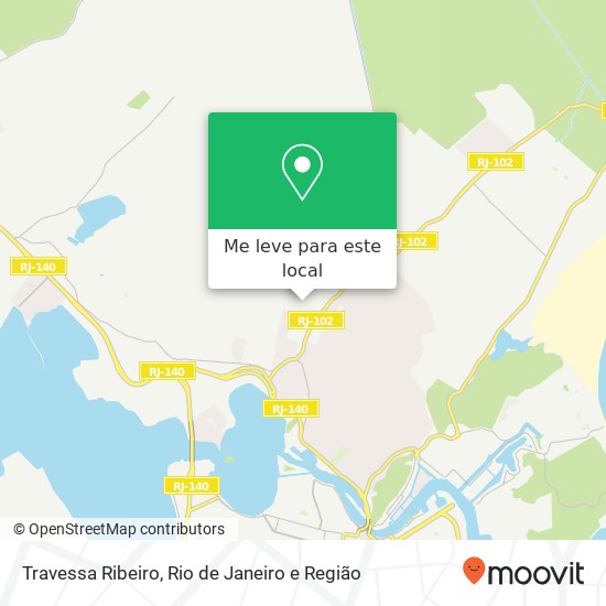 Travessa Ribeiro mapa