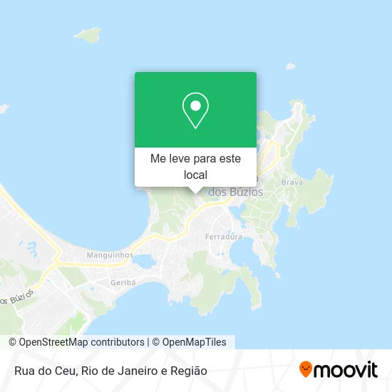 Rua do Ceu mapa