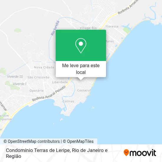 Condomínio Terras de Leripe mapa