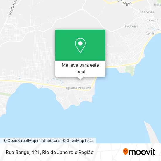 Rua Bangu, 421 mapa