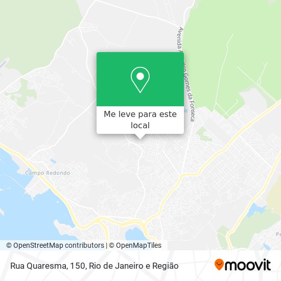 Rua Quaresma, 150 mapa