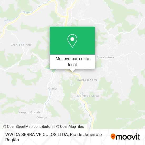 WW DA SERRA VEICULOS LTDA mapa