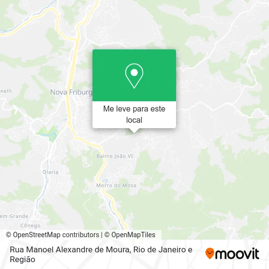 Rua Manoel Alexandre de Moura mapa