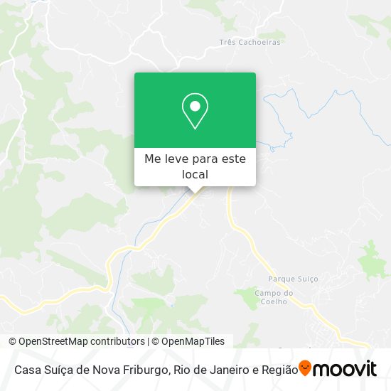 Casa Suíça de Nova Friburgo mapa