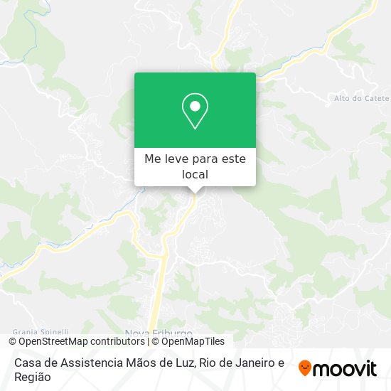 Casa de Assistencia Mãos de Luz mapa