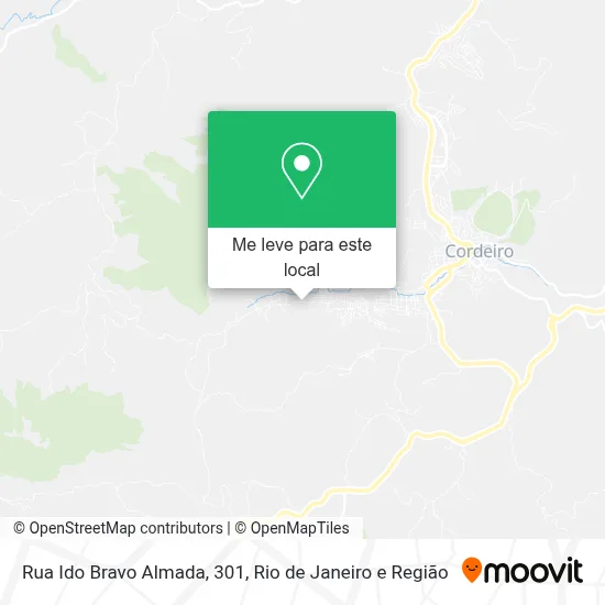 Rua Ido Bravo Almada, 301 mapa