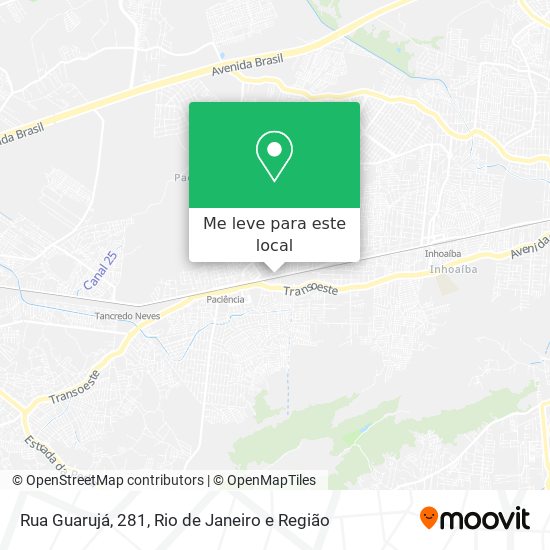 Rua Guarujá, 281 mapa