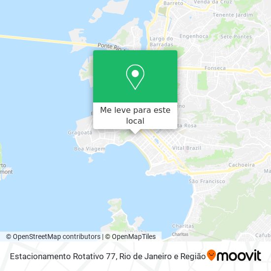 Estacionamento Rotativo 77 mapa