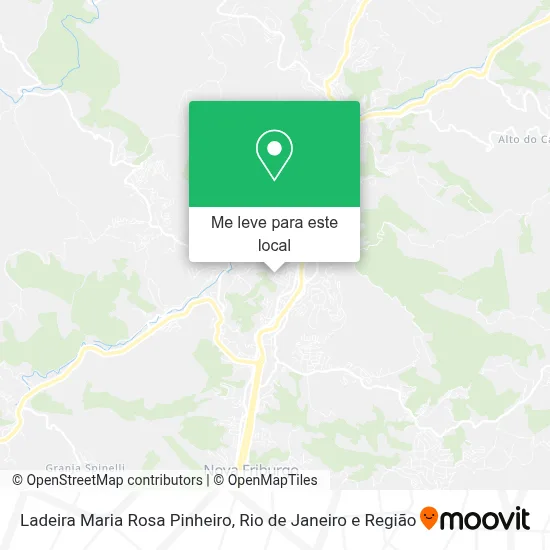 Ladeira Maria Rosa Pinheiro mapa