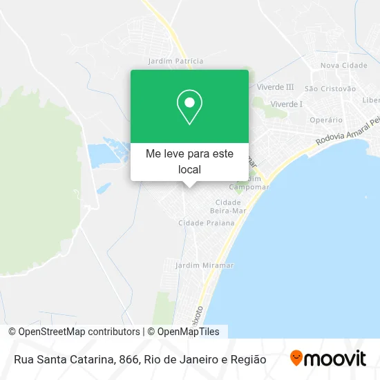 Rua Santa Catarina, 866 mapa