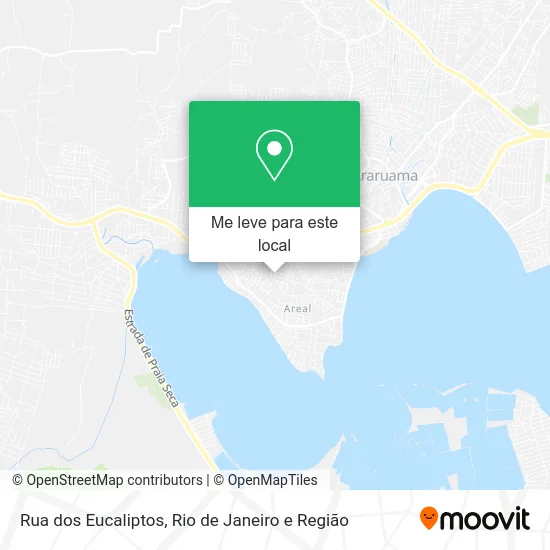 Rua dos Eucaliptos mapa