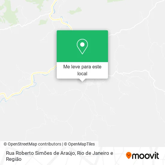 Rua Roberto Simões de Araújo mapa