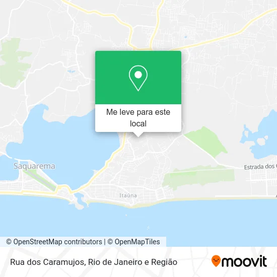 Rua dos Caramujos mapa