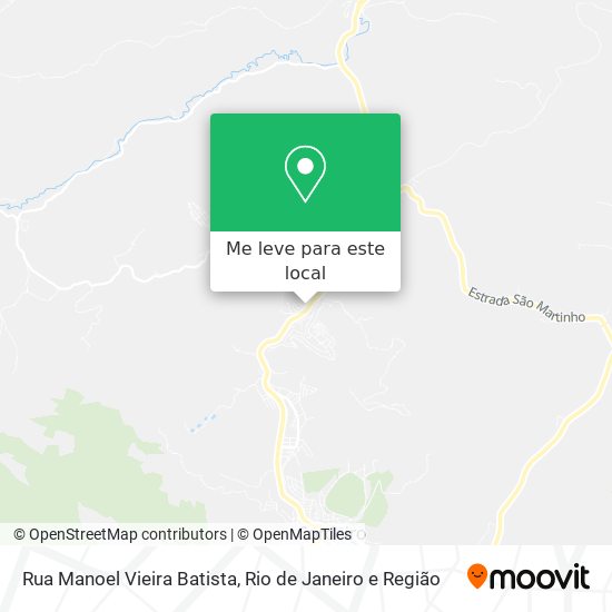 Rua Manoel Vieira Batista mapa