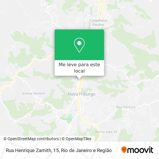 Rua Henrique Zamith, 15 mapa