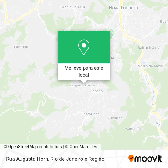 Rua Augusta Horn mapa