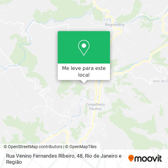 Rua Venino Fernandes Ribeiro, 48 mapa