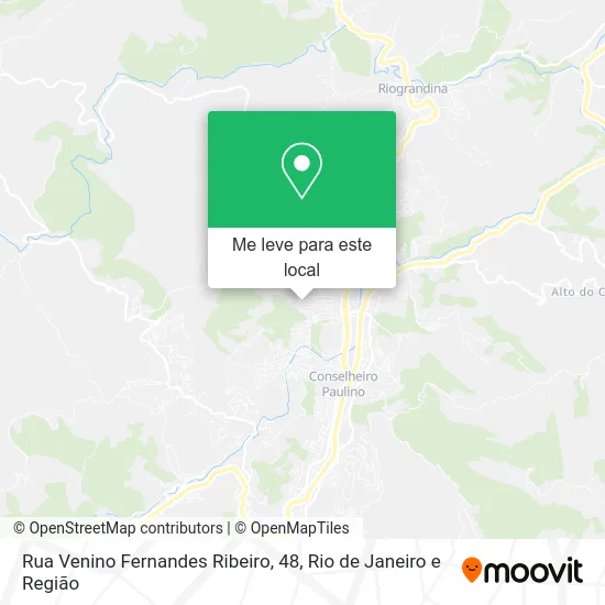 Rua Venino Fernandes Ribeiro, 48 mapa
