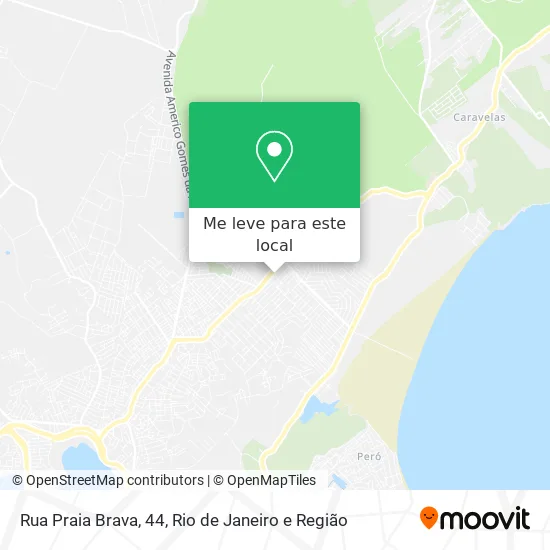 Rua Praia Brava, 44 mapa