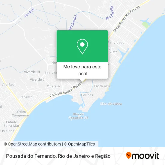 Pousada do Fernando mapa