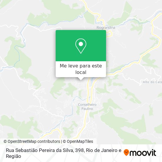 Rua Sebastião Pereira da Silva, 398 mapa