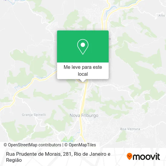 Rua Prudente de Morais, 281 mapa