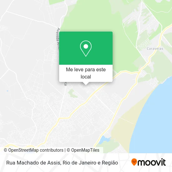 Rua Machado de Assis mapa