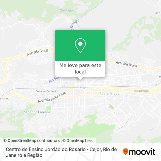 Centro de Ensino Jordão do Rosário - Cejor mapa