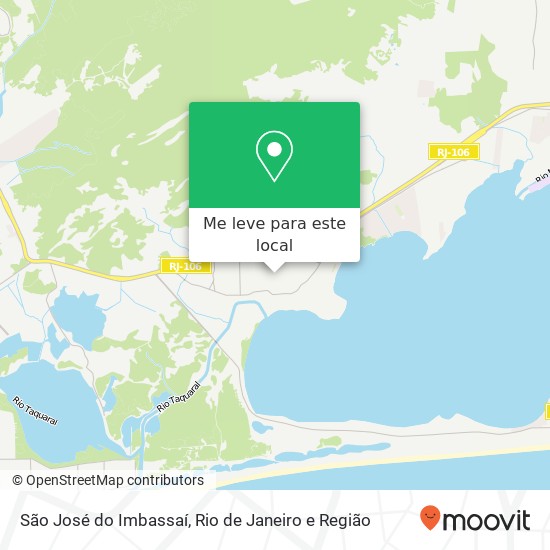 São José do Imbassaí mapa