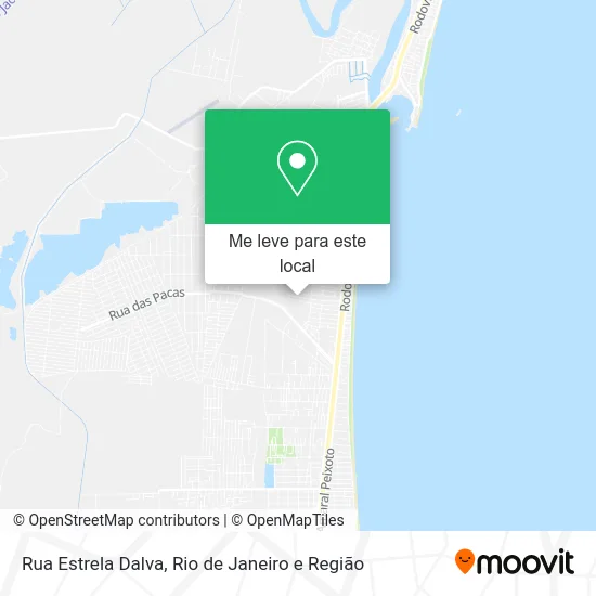 Rua Estrela Dalva mapa