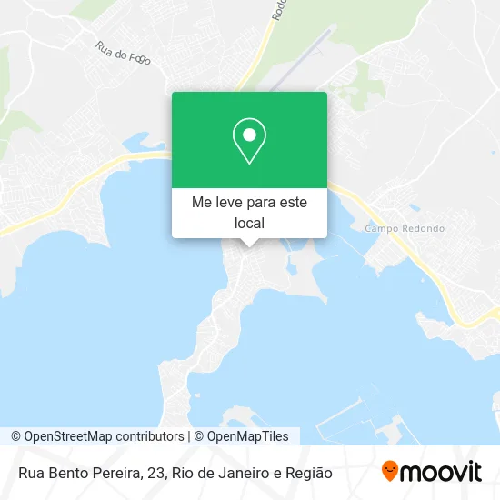 Rua Bento Pereira, 23 mapa