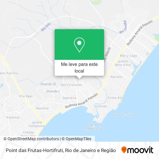 Point das Frutas-Hortifruti mapa