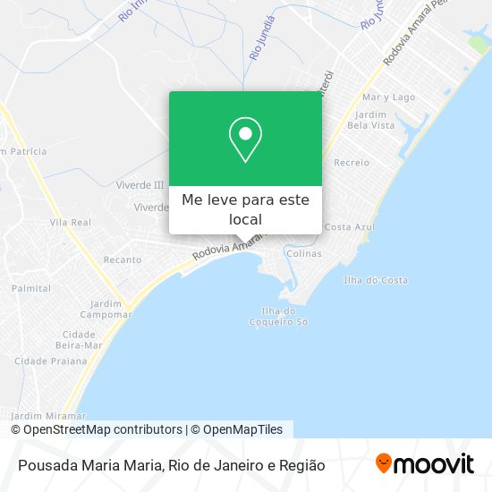 Pousada Maria Maria mapa
