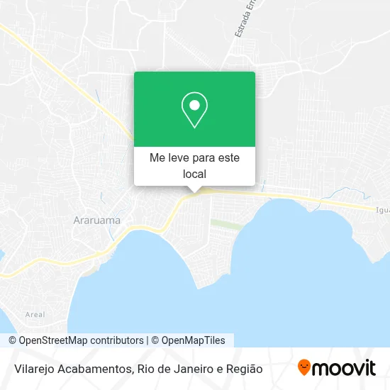 Vilarejo Acabamentos mapa