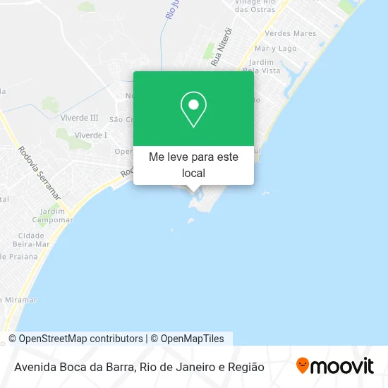Avenida Boca da Barra mapa