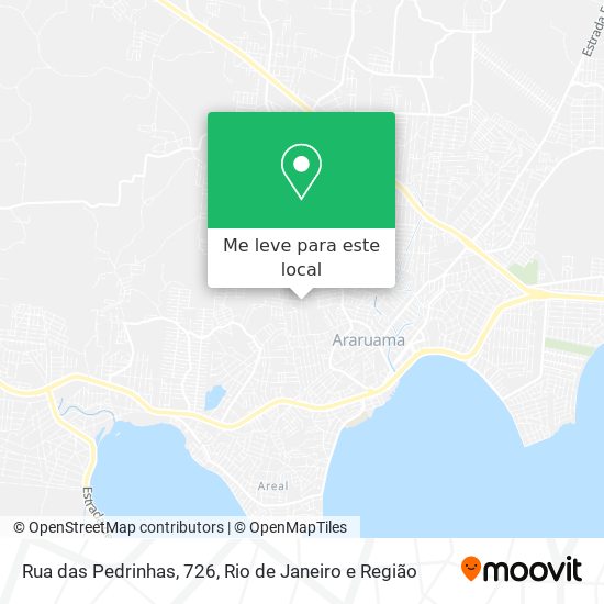 Rua das Pedrinhas, 726 mapa