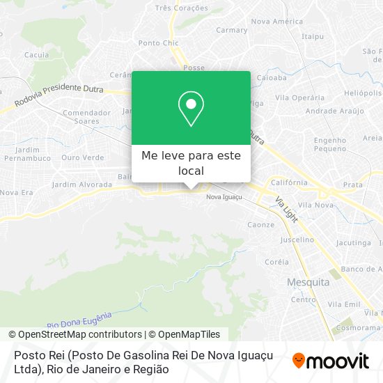 Posto Rei (Posto De Gasolina Rei De Nova Iguaçu Ltda) mapa