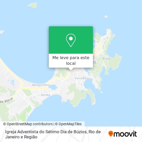 Igreja Adventista do Sétimo Dia de Búzios mapa
