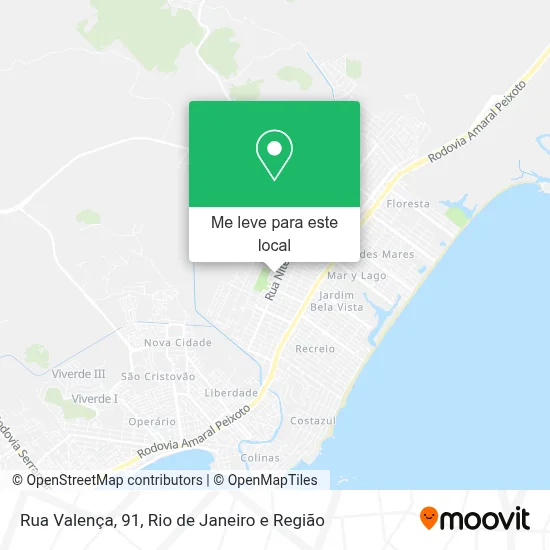 Rua Valença, 91 mapa