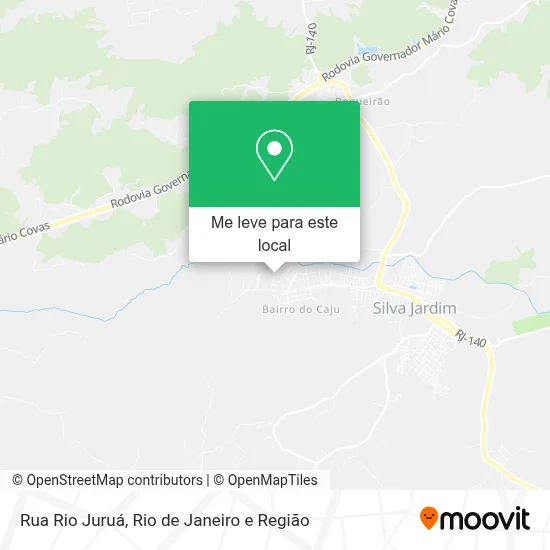 Rua Rio Juruá mapa