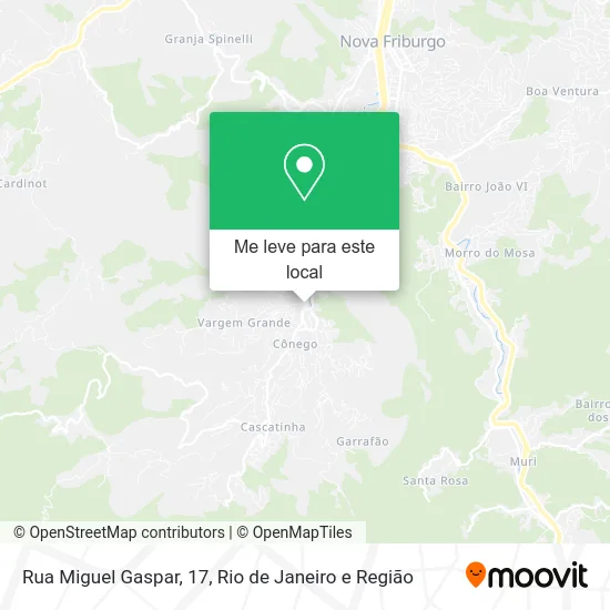 Rua Miguel Gaspar, 17 mapa