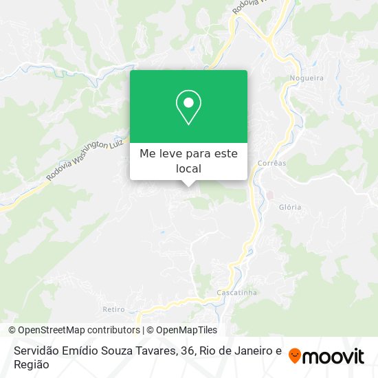 Servidão Emídio Souza Tavares, 36 mapa