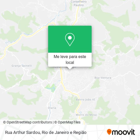 Rua Arthur Sardou mapa