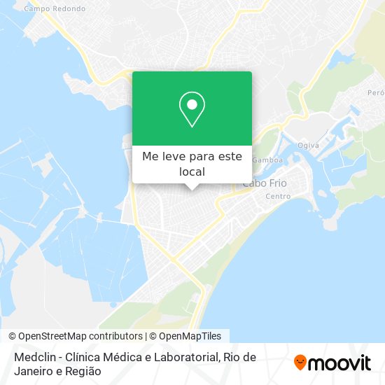 Medclin - Clínica Médica e Laboratorial mapa