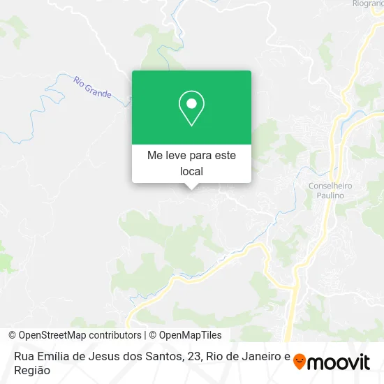 Rua Emília de Jesus dos Santos, 23 mapa