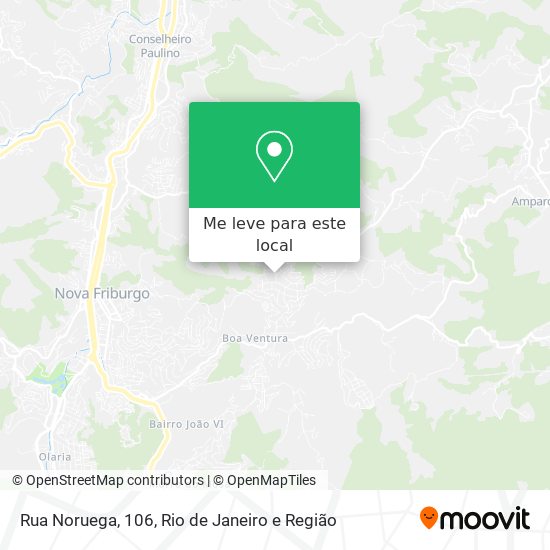 Rua Noruega, 106 mapa