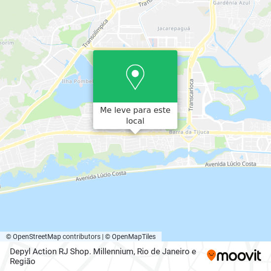 Depyl Action RJ Shop. Millennium mapa