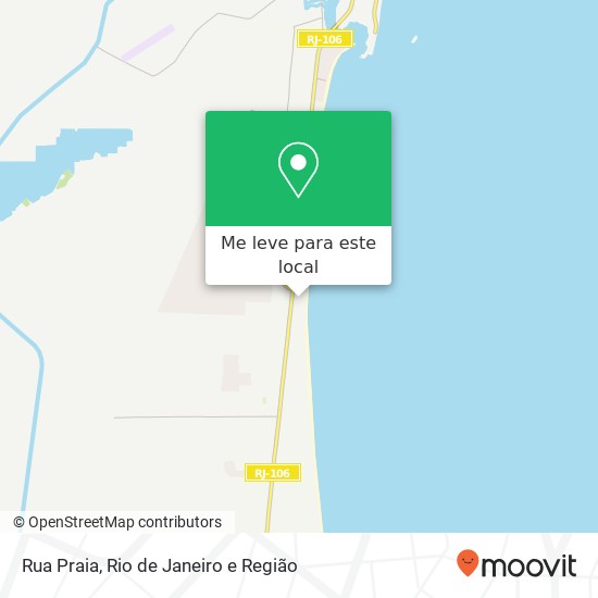 Rua Praia mapa