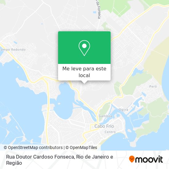 Rua Doutor Cardoso Fonseca mapa