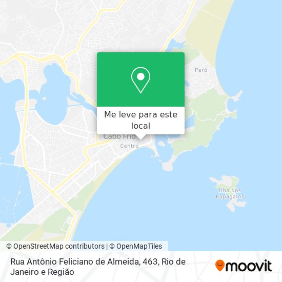 Rua Antônio Feliciano de Almeida, 463 mapa